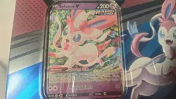 NEW V HEROES Tin Sylveon V Pokemon Trading Card Game Sealed - Image 2