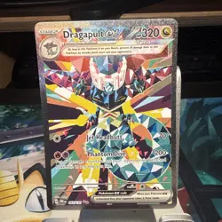 Pokemon Cards Dragapult Ex Prismatic Evolutions S&V SIR LP 165/131 - Image 1