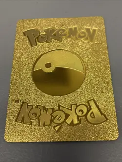 Pokemon Charizard 120HP Gold Foil 🔥Fan Art 🔥Card 4/102 Near Mint /Mint - Image 2