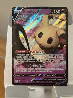 Mimikyu V 068/172 |Sword & Shield: Brilliant Stars Holo Ultra Rare Pokemon TCG - Image 1