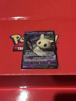Pokemon Mimikyu v TCG Ultra Rare Holo Card 068/172 Brilliant Stars NM - Image 1