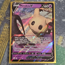 Pokemon TCG Mimikyu V 068/172 Brilliant Stars Ultra Rare Holo English 2022 - Image 1