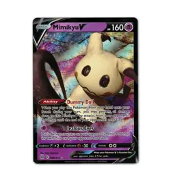 Pokemon TCG Mimikyu V 068/172 Brilliant Stars Ultra Rare Holo NM - Image 1