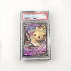 Pokemon TCG Mimikyu V Swsh09 Brilliant Stars 068/172 Holo Ultra Rare PSA 8 2022 - Image 1