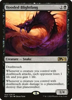 Hooded Blightfang M21 NM MTG - Image 1