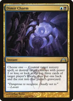 Dimir Charm Foil Gatecrash 154 NM MTG - Image 1