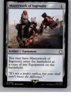 Masterwork of Ingenuity 234 Universes Beyond: Fallout Magic: The Gathering NM - Image 1