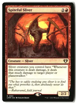 MTG Spiteful Sliver [CMM - 881] LP - Image 2
