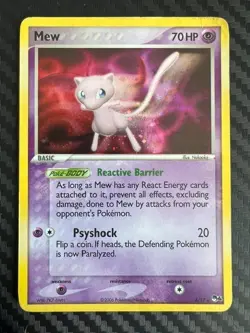 Pokemon TCG POP Series 4 Mew Cosmos Holo 4/17 MP/HP - Image 1
