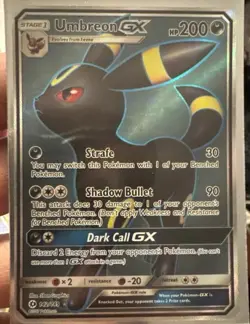 Umbreon GX 142/149 Ultra Rare Full Art Holo SM Base Set (English) 2017 - Image 1
