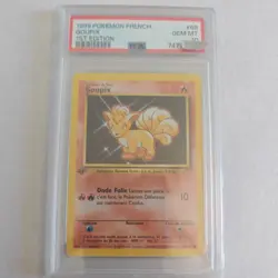 Carte Pokemon 🇫🇷 Goupix Set De Base Edition 1 PSA 10 - 68/102 - 1999 FR - Image 1