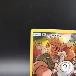 242/236 Magnemite Holo Secret Rare Pokemon TCG Sun & Moon Cosmic Eclipse 2019 - Image 4