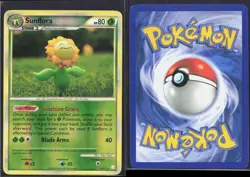 SUNFLORA 31/123 R HEARTGOLD & SOULSILVER POKEMON REVERSE HOLO NM/M Yuka Morii - Image 1