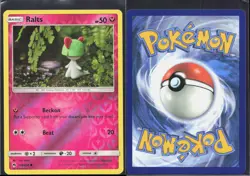 RALTS 139/214 C LOST THUNDER POKEMON REVERSE HOLO NM/M Yuka Morii - Image 1