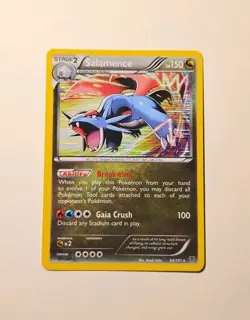 Pokemon Salamence Holo Rare Plasma Blast 64/101 LP - Image 1