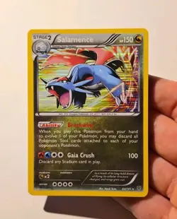 Pokemon Salamence Holo Rare Plasma Blast 64/101 LP - Image 3