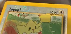 Togepi 4/18 Southern Islands Reverse Holo LP With 2 Swirls - Image 2