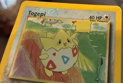 Togepi 4/18 Southern Islands Reverse Holo LP With 2 Swirls - Image 3