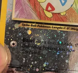 Togepi 4/18 Southern Islands Reverse Holo LP With 2 Swirls - Image 4