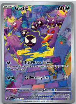 Gastly 177/162 Illustration Rare Temporal Forces Pokemon NM - Image 1