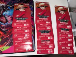 One Piece Card Game OP-13 Carrying on His Will Sleeved Booster Packs – Lot of 15 - Image 1