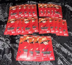 One Piece TCG OP-13 Carrying On His Will Sleeved Booster Pack Lot of 25 English - Image 3