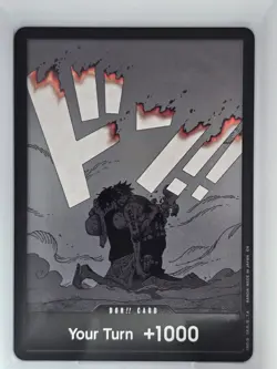 Luffy and Ace "The Time of Battle" DON!! Your Turn" +1000 Alt Art Foil Promo - Image 1