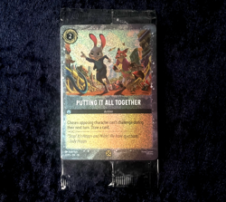 Disney Lorcana Sealed “Putting It All Together” Zootropolis 2 (Movie Promo Card) - Image 1