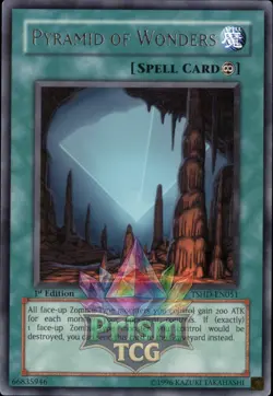 1st ed Pyramid of Wonders rare TSHD-EN051 Yugioh - Image 1