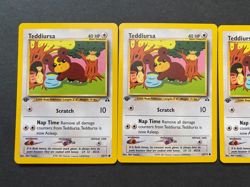 Teddiursa 65/75 1st Edition Neo Discovery Pokemon Card 2001 Unplayed Vintage X4 - Image 2