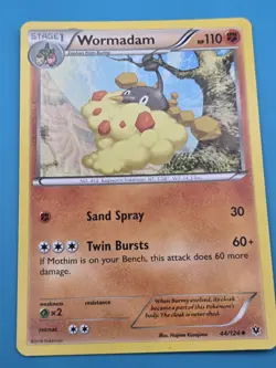 Wormadam 44/124 Regular Uncommon XY Fates Collide Pokemon Card LP/MP - Image 1