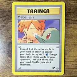 Pokemon TCG Misty's Tears Card 118/132 Gym Challenge ENG - Image 1