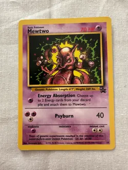 Pokemon Mew Mewtwo Black Star Promo Lot of 3 Cards 1999-2000 Ungraded Light Play - Image 2