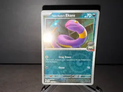 2025 Pokemon TCG Team Rocket's Ekans 112 Destined Rivals Reverse Holo Card NM+ - Image 1