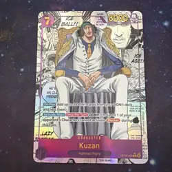 Kuzan MANGA Parallel OP16-063 One Piece TCG The Time Of Battle ENGLISH - Image 1