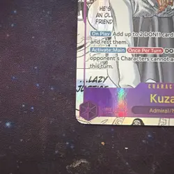 Kuzan MANGA Parallel OP16-063 One Piece TCG The Time Of Battle ENGLISH - Image 4
