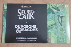 MTG Secret Lair x Dungeons Dragons Whispers in Candlekeep FOIL Sealed - Image 1