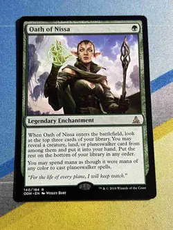 Magic the Gathering MTG Oath of the Gatewatch OATH OF NISSA - Image 1