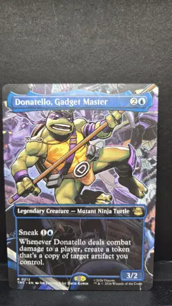 Donatello, Gadget Master - Borderless R MTG Teenage Mutant Ninja Turtles M/NM - Image 1