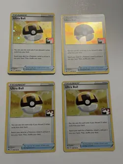 Ultra Ball Cosmic Holo Pokemon Card Prize Pack Series 3 Promo Play Set - Image 1