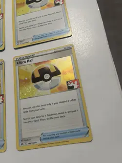 Ultra Ball Cosmic Holo Pokemon Card Prize Pack Series 3 Promo Play Set - Image 4