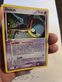 Deoxys 2/106 (Speed Forme) EX Emerald 2005 Holo Rare Pokemon Card TCG - Image 2