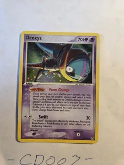 Deoxys 2/106 (Speed Forme) EX Emerald 2005 Holo Rare Pokemon Card TCG - Image 3
