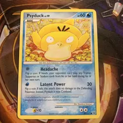 Pokemon TCG Psyduck 87/127 Platinum Regular NM/M sleeved since pulled - Image 1
