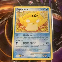 Pokemon TCG Psyduck 87/127 Platinum Regular NM/M sleeved since pulled - Image 5
