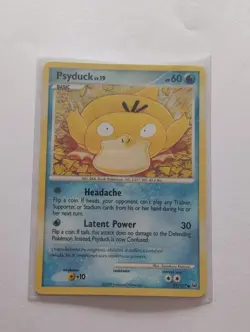 Pokemon TCG Psyduck Platinum 87/127 Regular Common Non Holo 2009 Nintendo - LP - Image 1