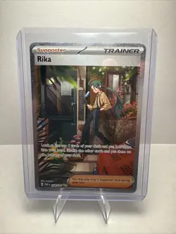 Pokemon TCG Rika 258 Paradox Rift Trainer Special Illustration Card 258/182 - Image 1