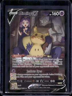Pokemon SWSH09: Brilliant Stars Trainer Gallery Mimikyu V TG16/TG30 - Image 1