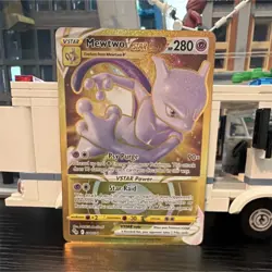 Pokemon TCG Mewtwo VSTAR 086/078 Pokemon GO Secret Rare Holo English 280HP - Image 1