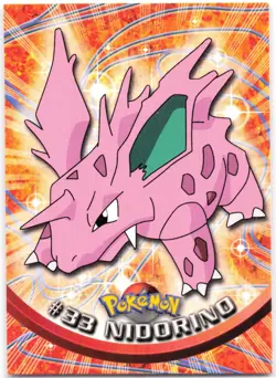 Nidorino #33 1999 Topps Pokemon (Blue Logo) - Image 1
